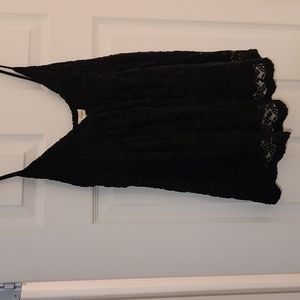 Black Vneck tank top size M